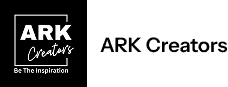 ARK Creators logo in black with brand name and tagline