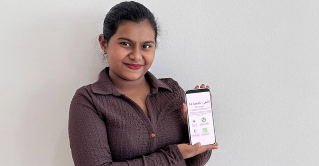 ഭീതി അകറ്റാൻ കുട്ടിശാസ്ത്രജ്ഞ; വിദ്യാർഥികൾക്കായി മൊബൈൽ ആപ്പ് വികസിപ്പിച്ച് ഏഴാം ക്ലാസുകാരി