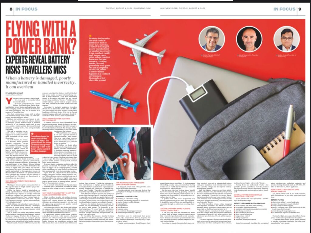 FLYING WITH A POWER BANK?